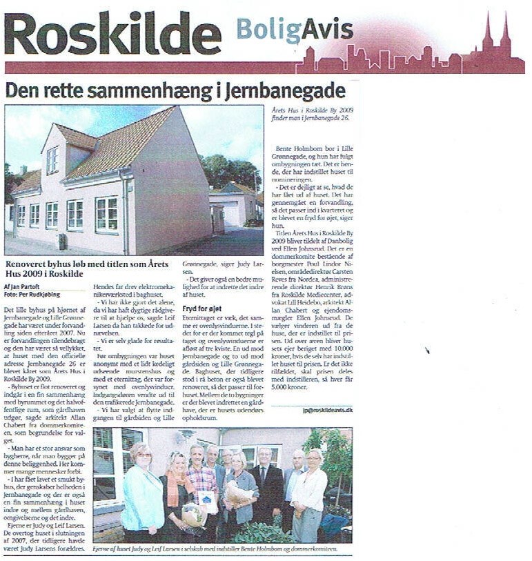 Tilbygning til hus i Roskilde